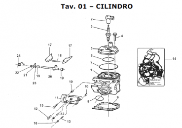 CILINDRO  85 CR/E 13/- NUDO