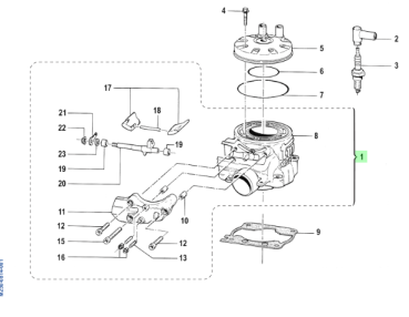 Zylinder 300 MX/EN 11/14 Nudo, # 01308`