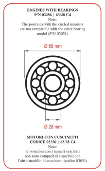 Kugellager 63/28 C4. # 03256`