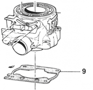 Dichtung Zylinderfuss  250 M.08 0.2, #05273,