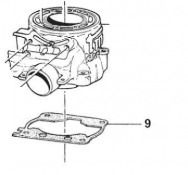 Zylinderfußdichtung, 0.4mm, 250/300cc, mod 2011 bis 2014, #05278.2`