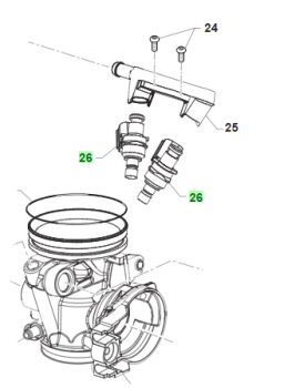 Einspritzdüse KN7S 225cc/min. # 08032`