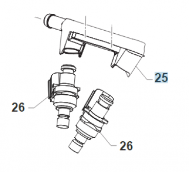 Halter Einspritzdüsen, # 08052.