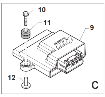 ECU SMR 300 2T FI 2025. # 08135.0`