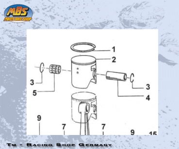 Kolbenbolzen Kolben 250/300cc