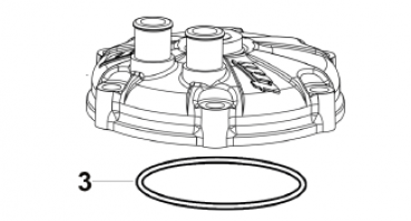 O Ring Zylinderkopf innen 250cc  VITON, #12250.1`