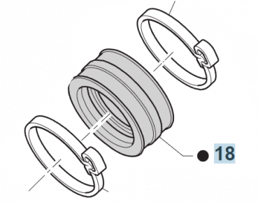 Verbindungsgummi Ansaugstutzen SMK4504TFi, # 13128`