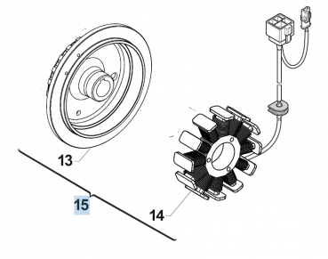 Generator CPL 250/300 2T ES MY 2019 15247 + F15551, # 15255,