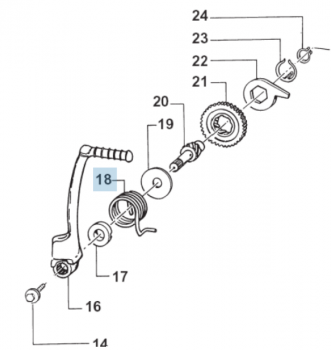 Kickstarterfeder  85/100c. # 16008.85`