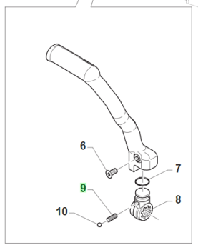 Feder X Kugel LEVA M/M 250 CC, # 16039`