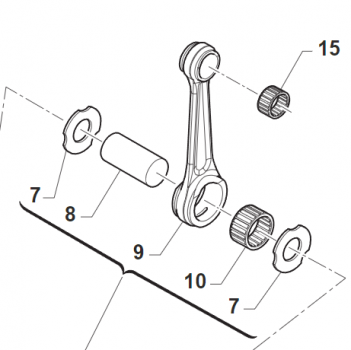 Pleuelkit 85ccm D.20 USA, # 18148,