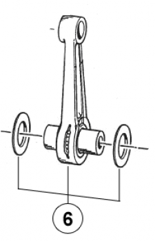 Pleuelkit  250/300 mod 05/ bis -  kpl., # 18246.