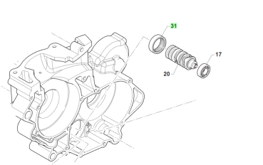 Nadelhülse Schaltwalze. # 19041`