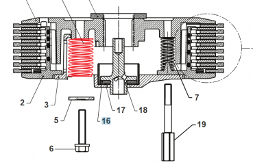 Anlaufscheibe für AS 1226, # 19059.