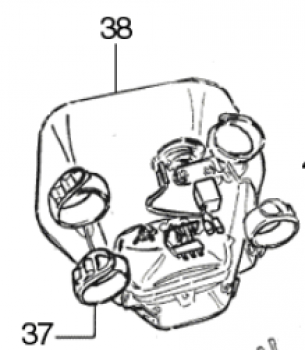 Befestigungsgummi Lichtmaske 02/04, # 21121. ersetzt durch # 67220.7