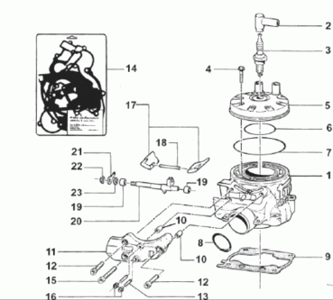 Auslass-Schieber 250cc, mod 2008 bis 2014,  # 22253.08´
