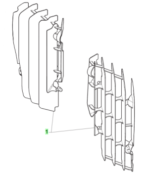 Kühlerschutz Kit links und rechts, 4T MY 22/25. # 23110`