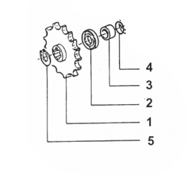 Distanzbuchse Getriebeausgangswelle , # 26002.1´