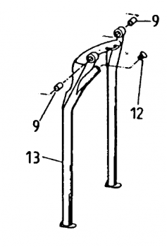 Buchse Mittelständer, # 26010,