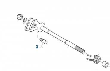 Einstellschraube Feder Schaltwelle, # 26050.
