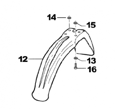 Buchse Kotflügel vorne ( hintere Buchse) 25 x 10, ab mod 2008, # 26081.