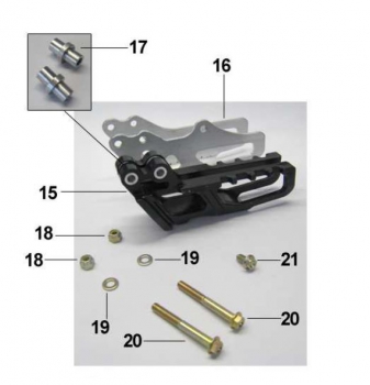 Buchse Kettenführung, Kettenklotz 2010 , #26092`