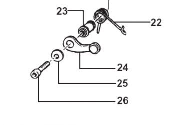 Schaltwalzenarretierung, # 26095`