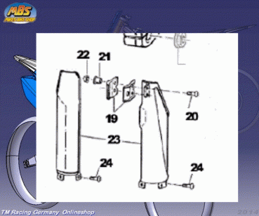 Buchse Bremsschlauchführung. # 26133`