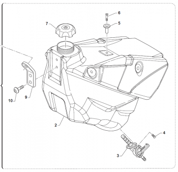 Buchse Tank - Sitzbank mod 2016, L9, # 26155