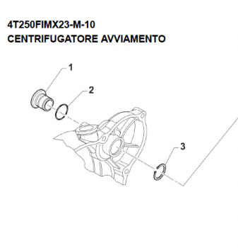 Abdeckung/Buchse Kickstarterausgang 250/3004T , # 26234`