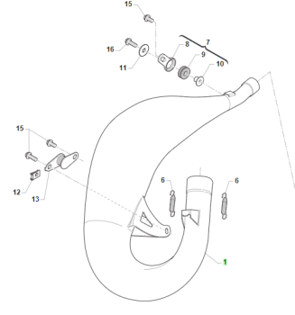 Auspuff 125/144Fi EN/SMR 2022  Racing.  # 27228`