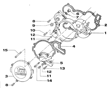 Kupplungsdeckel  125 M.97/99, # 30188`