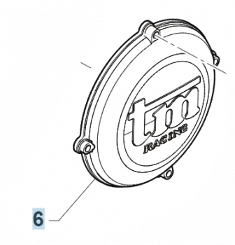 Zündungsdeckel MX 80/125 95/04 KO, # 30203, ersetzt durch # 30211.