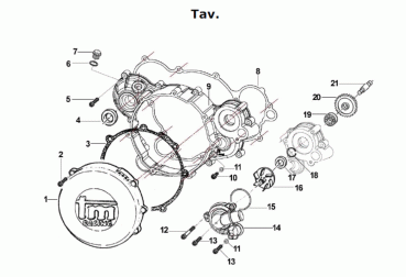 O Ring Wasserpumpe 250 / 300 2T mod 2015, # 12023`