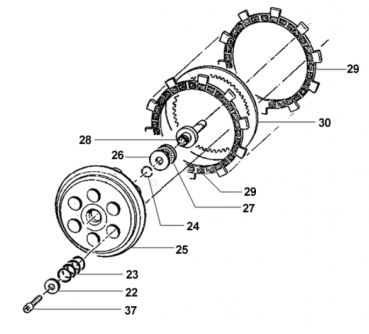 Druckpilz, Lifter, clutch, # 35047`