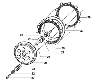 Druckpilz, Lifter, clutch, # 35047