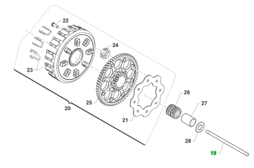 Druckstange 250/300 4T 179,7 F1BB 9/8. # 35085`