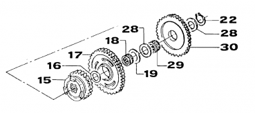 Zwischenscheibe Getriebe  #48004.