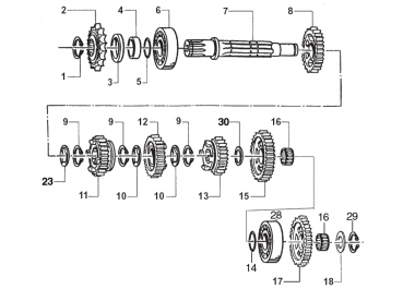 Anlaufscheibe Getriebe, # 48251.