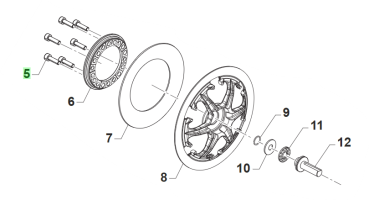 Schraube 12.9 TCEI 5 x 18 - HEX SOC HD CAP. # 490069`