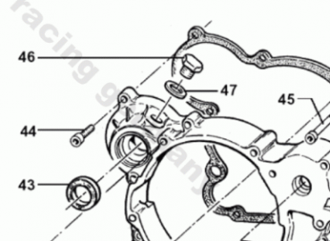 Öleinfüllschraube Aluminium alle mod 2T, # 49300.