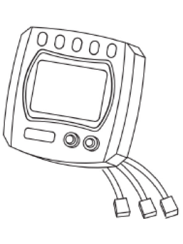 Tachometer, mod 2008, # 64118, ersetzt durch # 64130
