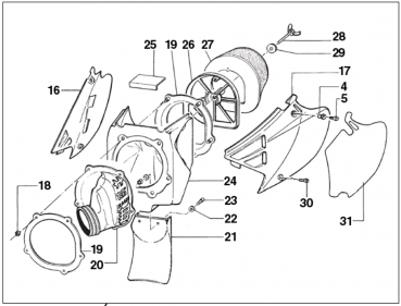 Ansauggummi  Luftfilterkasten zum Vergaser 99/2006. # 66022.99`