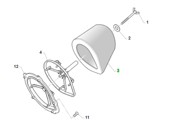 Luftfilter fertig geölt für TM Racing 2 Takt ab mod 2013, 4 Takt 2013/2014 KS. # 66061.