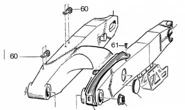 Bremsschlauchführung 67052. Bitte # 67054 bestellen