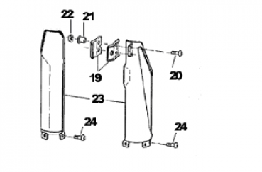 Gabelschützer, USD Weiss, # 67218.11, ersetzt durch # 67235.20.