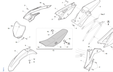 Kühlerverkleidung TM Racing 85 MX mod 2013. # 67303_67304