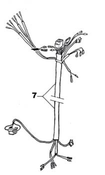 Kabelbaum Licht und Blinkersystem 2T 08/10, # 68030.9, ersetzt durch # 68030.13`