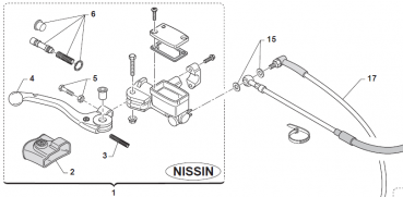 Bremslichtschalter hydr. Brembo hinten, mod 98, Artikel ist ersetzt durch # 68060`