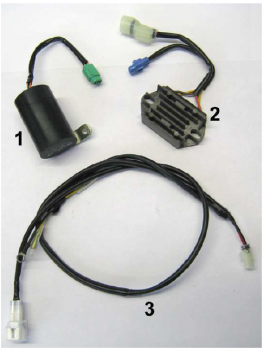 Kabelbaum Kondensator zum Regler, mod 2001 End + SMR, # 68137`